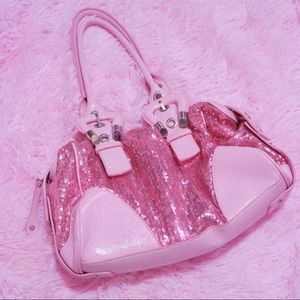 Pink Glitter Purse